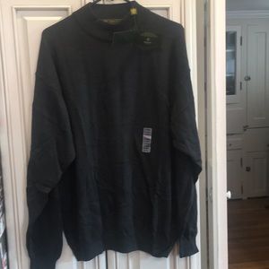 NWT Men’s Italian Crew Mock Sweater XL